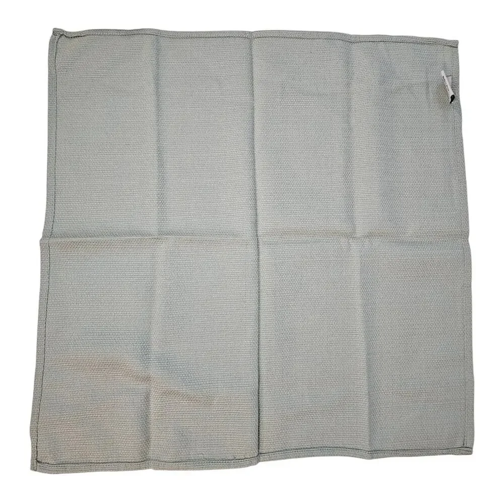 Set of 12 NOS Cotton Poly Linen Sage Green Napkins 20